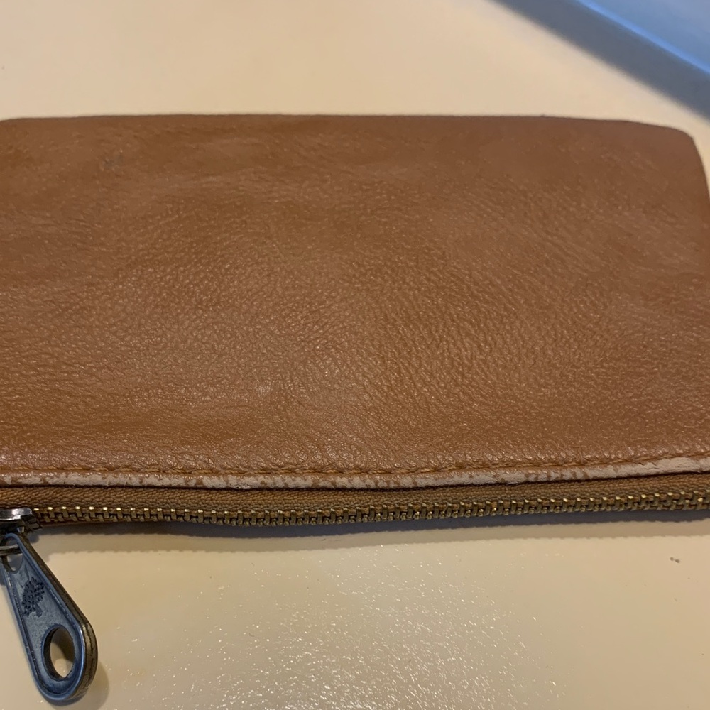 Mulberry Brown Leather Zip Pouch - Picture 11 of 11